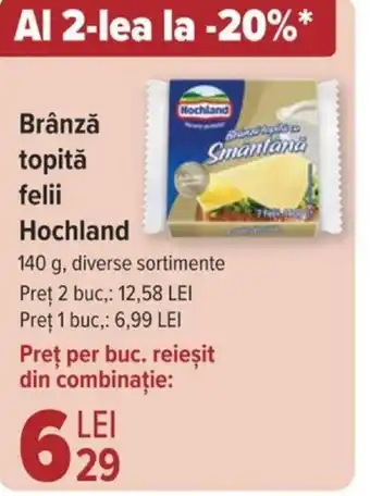 Carrefour Market Brânză topită felii Hochland Ofertă