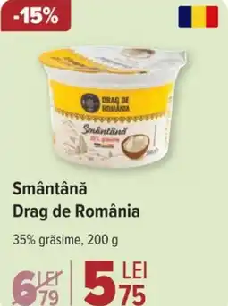 Carrefour Market Smântână Drag de România Ofertă
