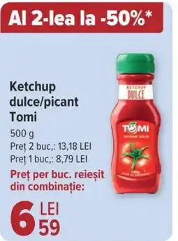 Ketchup dulce/picant Tomi