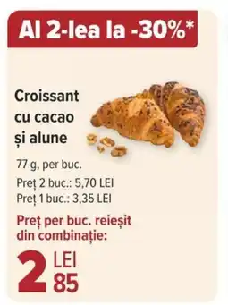 Carrefour Croissant cu cacao şi alune Ofertă