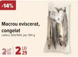 Carrefour Macrou eviscerat, congelat Ofertă