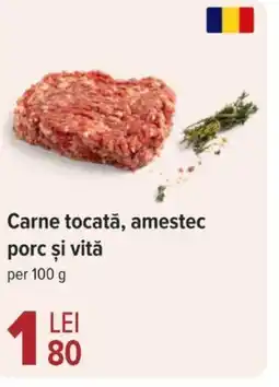 Carrefour Carne tocată, amestec porc şi vită Ofertă