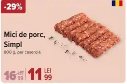 Mici de porc, Simpl