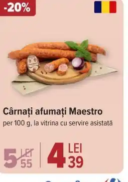 Carrefour Cârnaţi afumați Maestro Ofertă