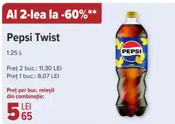 Carrefour Pepsi Twist 1.25L Ofertă