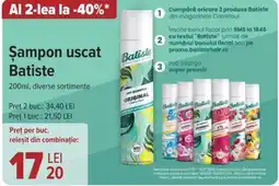 Șampon uscat Batiste
