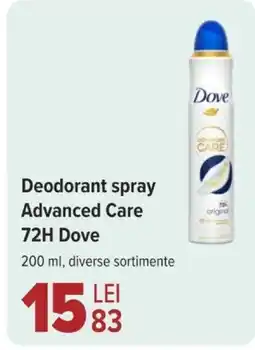 Carrefour Deodorant spray Advanced Care 72H Dove Ofertă