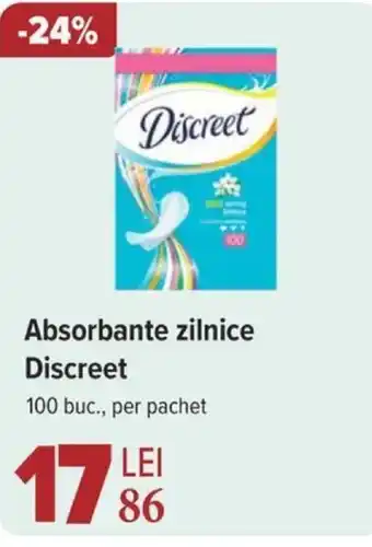 Carrefour Absorbante zilnice Discreet Ofertă