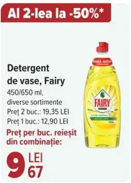 Carrefour Detergent de vase, Fairy Ofertă