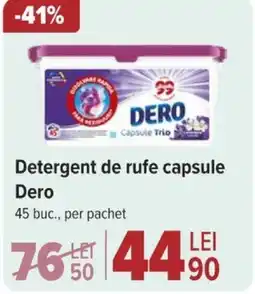 Carrefour Detergent de rufe capsule Dero Ofertă
