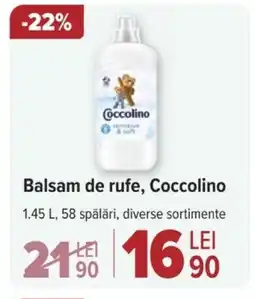 Carrefour Balsam de rufe, Coccolino Ofertă