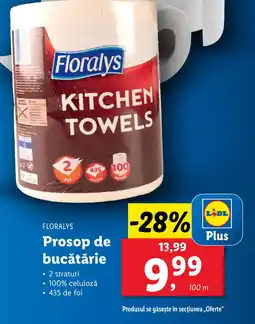 Lidl FLORALYS Prosop de bucătărie Ofertă