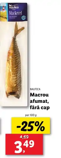 Lidl NAUTICA Macrou afumat, fără cap Ofertă