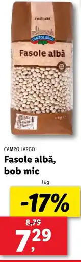 Lidl CAMPO LARGO Fasole albă, bob mic Ofertă