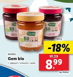 Lidl MARIBEL Gem bio Ofertă
