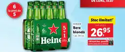 Lidl HEINEKEN Bere blondǎ Ofertă