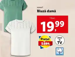 Lidl esmaraⓇ Bluzǎ damă Ofertă