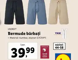 Lidl LIVERGYⓇ Bermude bărbați Ofertă