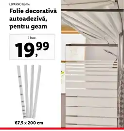 Lidl LIVARNO home Folie decorativă autoadezivă, pentru geam Ofertă