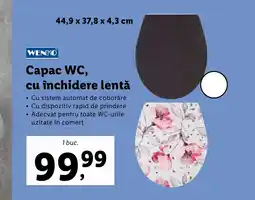 Lidl Capac WC, cu închidere lentă Ofertă