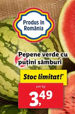 Lidl Pepene verde cu puţini sâmburi Ofertă