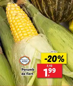 Lidl Porumb de fiert Ofertă