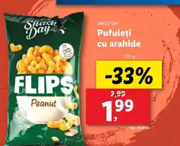 Lidl SNACK DAY Pufuleţi cu arahide Ofertă