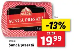 Lidl BARONI Șuncă presată Ofertă