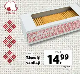 Lidl STELUȚA Biscuiți vanilaţi Ofertă