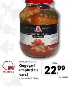 Lidl CONACUL BOIERULUI Gogosari umpluți cu varză Ofertă
