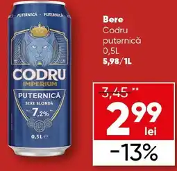 PROFI Bere Codru puternică 0,5L Ofertă