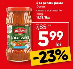 Sos pentru paste Deroni