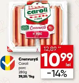 PROFI Crenvursti Caroli porc Ofertă