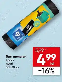 Saci menajeri Epack