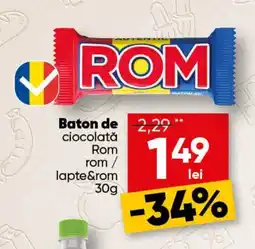 PROFI Baton de ciocolată Rom Ofertă