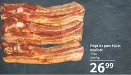 Selgros Piept de porc feliat marinat Ofertă