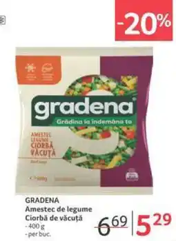 GRADENA Amestec de legume Ciorbă de văcuţă