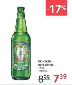 Selgros HEINEKEN Bere blondă Ofertă