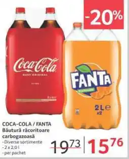 COCA-COLA / FANTA Băutură răcoritoare carbogazoasă