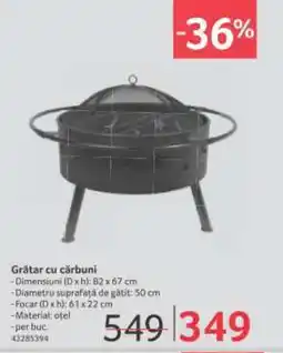 Selgros Grătar cu cărbuni Ofertă
