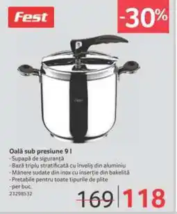 Oală sub presiune 9 L