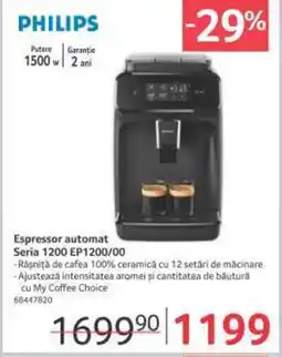 Selgros Espressor automat Seria 1200 EP1200/00 Ofertă