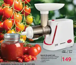 Selgros Aparat de pasat roșii Ofertă