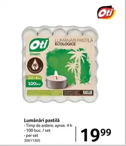 Lumânări pastilǎ