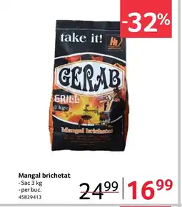 Selgros Mangal brichetat Ofertă