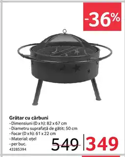 Selgros Grătar cu cărbuni Ofertă