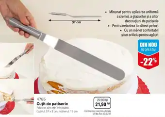 BetterStyle Cuțit de patiserie Ofertă
