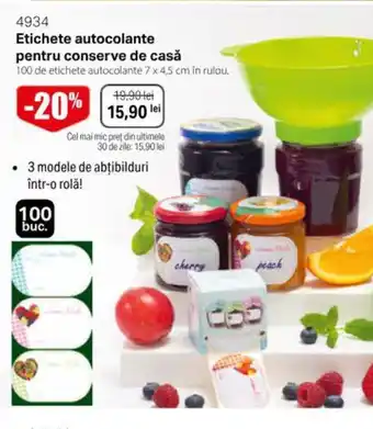 BetterStyle Etichete autocolante pentru conserve de casă Ofertă