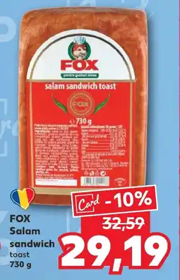 Kaufland FOX Salam sandwich Ofertă