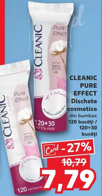 Kaufland CLEANIC PURE EFFECT Dischete cosmetice Ofertă